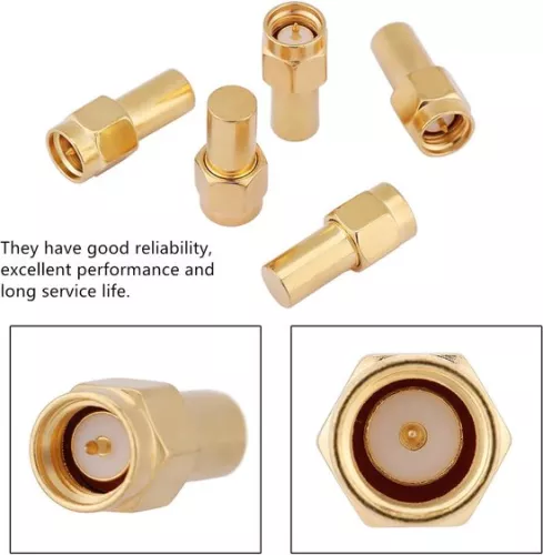 merkloos RF coaxiale afgestemde terminator, uitgangsvermogen 50 Ohm, 2 W - Verpakking van 5 (8785306330854)