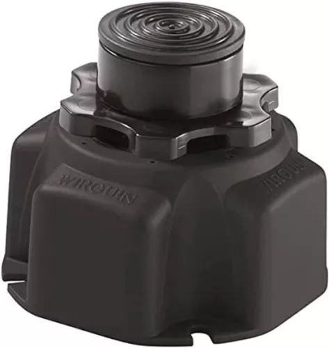 Set van 6 poten voor douchebak - zwart - stevige ondersteuning