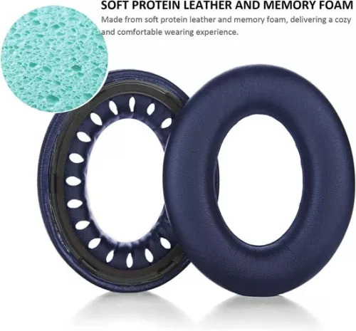 merkloos Vervangende oorkussens voor Bose 700 Noise Cancelling-koptelefoon, zachter PU-leer, donkerblauw (8785307207155)