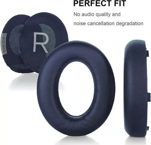 merkloos Vervangende oorkussens voor Bose 700 Noise Cancelling-koptelefoon, zachter PU-leer, donkerblauw (8785307207155)