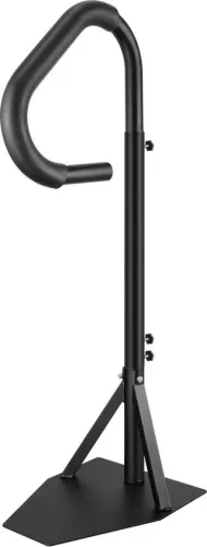 Merkloos Whirlpoolleuning 272 kg Draagvermogen Spa-leuning van aluminiumlegering Zwembadleuning in hoogte verstelbaar van 122,92 tot 160 cm Handgreep Instaphulp 360° draaibaar voor zwembaden Whirlpools (6097715418422)