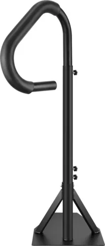 Merkloos Whirlpoolleuning 272 kg Draagvermogen Spa-leuning van aluminiumlegering Zwembadleuning in hoogte verstelbaar van 122,92 tot 160 cm Handgreep Instaphulp 360° draaibaar voor zwembaden Whirlpools (6097715418422)