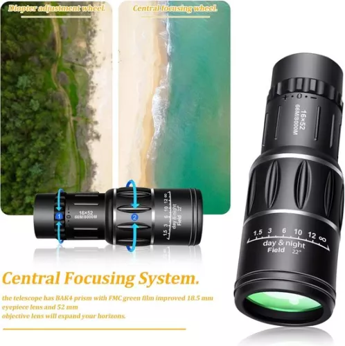 merkloos Monoculaire verrekijkers - Verrekijkers - Spottingscope - Monoculair - Monniksverrekijkers (6151005135182)