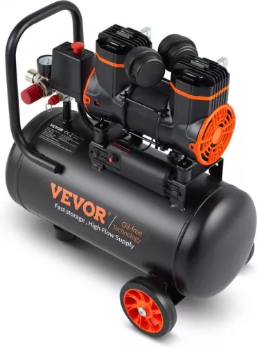 merkloos 900W Stille Luchtcompressor, Olievrije Compressor, 18L, 70dB (6097725110101)