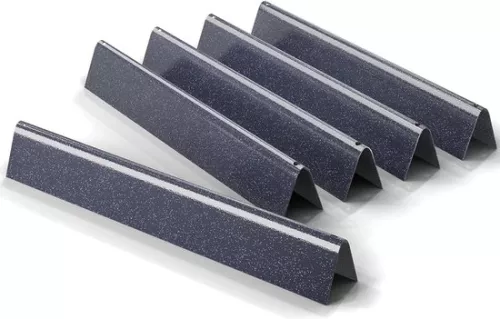 Flavorizer Bars 445cm 7621 voor Weber Genesis 300 E310 S310 E320 S320 E330 EP310 gasgrill - Porseleinen stalen vlamverdeler