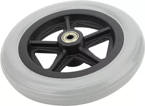 merkloos 7 inch zwenkwielen voor rolstoelen - antislip rubberen wielen - vervangende wielen voor rollator - rolstoelaccessoires. (8785309323303)