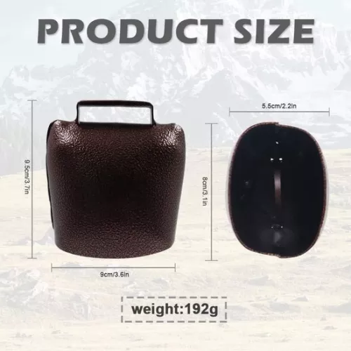 merkloos Metalen koebel met handvat - Geweldig geluidmaker voor voetbalwedstrijden, schoolbellen en concerten. (9503827393795)