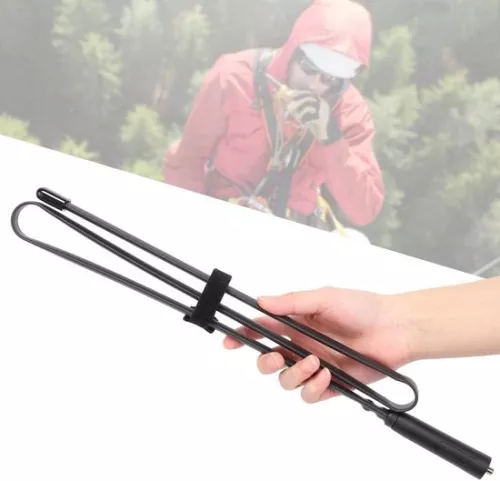 merkloos Dual-band VHF/UHF SMA-F opvouwbare walkie-talkieantenne met hoge versterking voor amateurradiocommunicatie. (6151917084042)