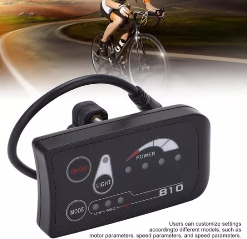 merkloos Bedieningspaneel met LED-display voor e-bikes (36V/48V) - Intelligent bedieningspaneel met LED-display - DIY-accessoires voor elektrische fietsen en scooters (9501736366374)