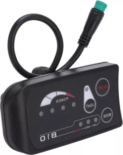 Bedieningspaneel met LED-display voor e-bikes (36V/48V) - Intelligent bedieningspaneel met LED-display - DIY-accessoires voor elektrische fietsen en scooters