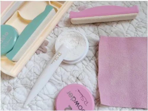 merkloos Professionele Japanse manicureset voor nagelverzorging en -reparatie met handleiding. (6154107846857)