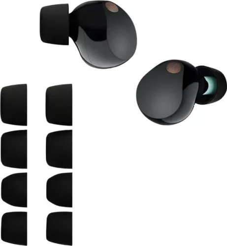 Merkloos 8x Vervangende oordopjeshoesjes - Siliconen dopjes in 4 maten, compatibel met Sony WF-1000XM5 / WF-1000XM4 (6152522313381)