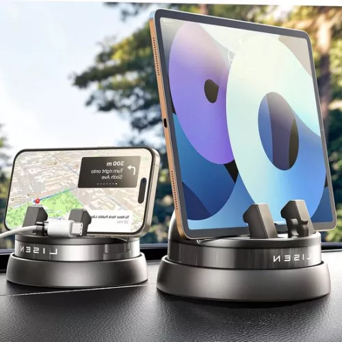 360° draaibare telefoonhouder voor op het dashboard - Multifunctionele telefoonhouder voor in de auto, geschikt voor iPhone 15 Pro Max/14/13/12 en Galaxy S23/22