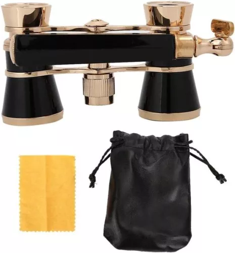 merkloos Allecto Plus - Draagbare operatheaterverrekijker 3x25 voor vrouwen, meisjes en kinderen - Zwart (9318528478609)