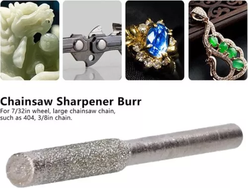 merkloos 20-stuks Kettingzaag Slijper Burr Kettingzaag Slijper - Zaag Kettingslijper - Multi Size Bestand Kettingzaag Graveren Puntenslijper - Zilver . (8785309120568)