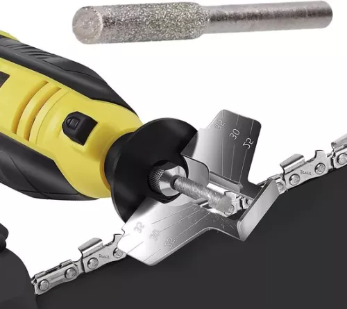 merkloos 20-stuks Kettingzaag Slijper Burr Kettingzaag Slijper - Zaag Kettingslijper - Multi Size Bestand Kettingzaag Graveren Puntenslijper - Zilver . (8785309120568)