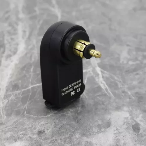 Vervangende dubbele USB-oplader compatibel met BMW F800GS - F650GS - F700GS - R1200GS - R1200RT - 12V-24V - Waterdicht.