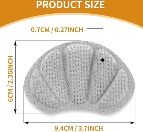 merkloos 2 paar hielgrepen schoenen pads voor schoenen te grote zelfklevende voetkussens pads voor vrouwen mannen dikke schoeninzetstukken terug inlegzolen anti blaar schoenvoeringen hielbeschermers (6151302590523)