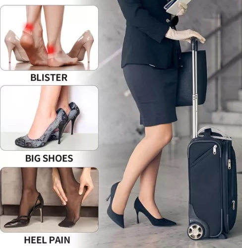 merkloos 2 paar hielgrepen schoenen pads voor schoenen te grote zelfklevende voetkussens pads voor vrouwen mannen dikke schoeninzetstukken terug inlegzolen anti blaar schoenvoeringen hielbeschermers (6151302590523)