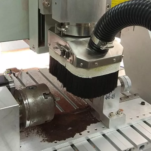 merkloos Duurzame stofborstel 100 mm - Voor CNC-router - Stofkap (9502659456821)