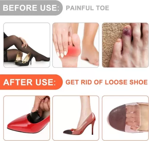 3 paar teeninlegzolen - Inlegzolen voor oversized schoenen - Verstelbare schoenpads