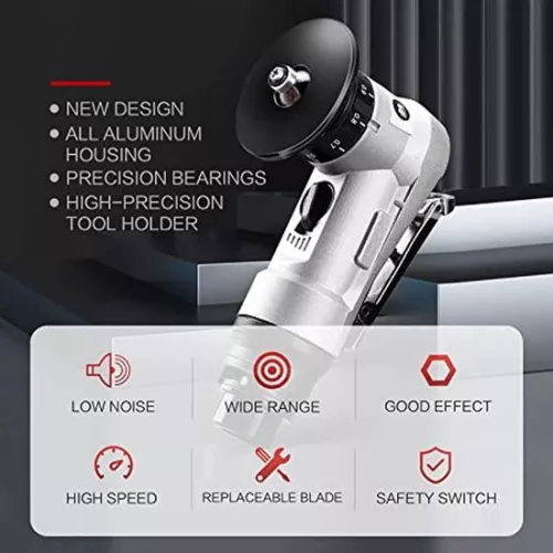 Luchtafschuinmachine, mini-afschuinmachine, pneumatische afschuinmachine, draagbare metaalafschuinmachine, handbediende afschuinmachine voor metaalbewerking, Europees model - 45 graden.