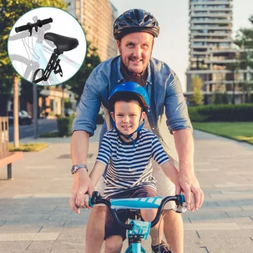 Inovra Plus - Kinderfietsstoel met voetsteun. Universele fietsstoel voor kinderen van 2 tot 5 jaar - max. 22 kg