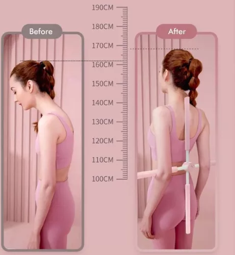 merkloos Yoga Sticks Stretching Tool - Intrekbare houdingscorrector, houdingscorrectiestick, rugbrace (8785297325969)