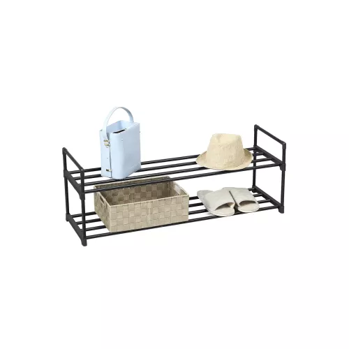 In And OutdoorMatch In And OutdoorMatch Schoenenrek metaal Carmen - 10 paar schoenen - Schoenenkast - 92 x 30 x 33 cm (64477)