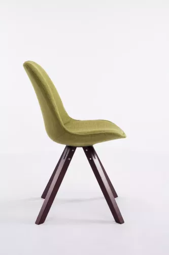 In And OutdoorMatch In And OutdoorMatch Vergaderstoel Shanny - Groen zwart - Stof - Stoel met rugleuning - Bezoekersstoel - Zithoogte 48cm (66086)