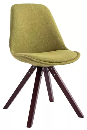 In And OutdoorMatch In And OutdoorMatch Vergaderstoel Shanny - Groen zwart - Stof - Stoel met rugleuning - Bezoekersstoel - Zithoogte 48cm (66086)