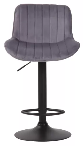 In And OutdoorMatch In And OutdoorMatch Barkruk Lonie - Grijs zwart - Zithoogte 60-82 cm - Set van 2 - In hoogte verstelbaar - Voor keuken en bar - Met rugleuning - Ergonomische barstoelen (66275)