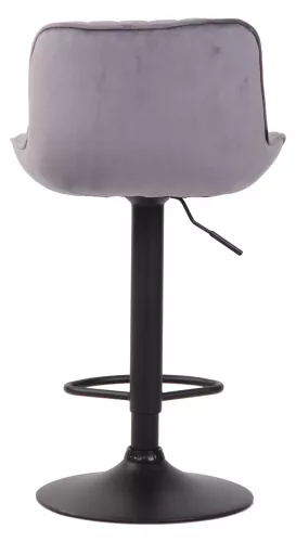 In And OutdoorMatch In And OutdoorMatch Barkruk Lonie - Grijs zwart - Zithoogte 60-82 cm - Set van 2 - In hoogte verstelbaar - Voor keuken en bar - Met rugleuning - Ergonomische barstoelen (66275)