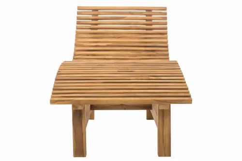 In And OutdoorMatch In And OutdoorMatch Designer ligbank Robert - 200x80cm - Houten bank - Tuinbank - Loungebank buiten - Ligbed (67111)