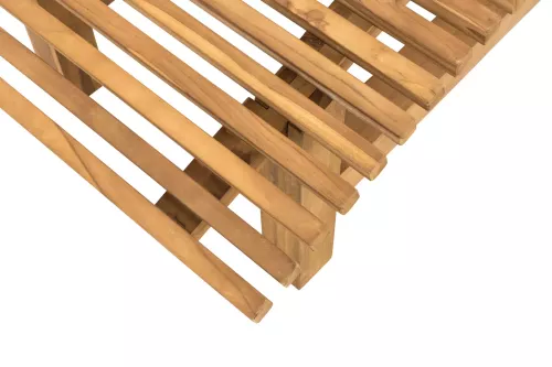 In And OutdoorMatch In And OutdoorMatch Designer ligbank Robert - 200x80cm - Houten bank - Tuinbank - Loungebank buiten - Ligbed (67111)