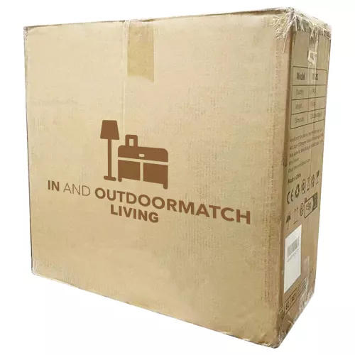 In And OutdoorMatch In And OutdoorMatch Opbergrek Delaney - Staand rek - Met 4 manden - Bamboe - Minimalistisch design (67817)