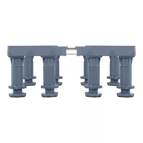 In And OutdoorMatch In And OutdoorMatch Wasmachine Verhoger Berti - Koelkast Verhoger - Droger Verhoger - Tot 400 kg - Verstelbaar - Grijs (70228)