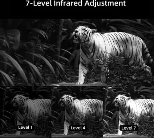 merkloos Nachtzichtbril - Nachtzichtbril met infrarood - Oplaadbaar - Waterdicht - Geschikt voor dag en nacht - Airsoft/Safari/Wandelen/Jacht/Natuurkunde/Prepper (6150634627631)