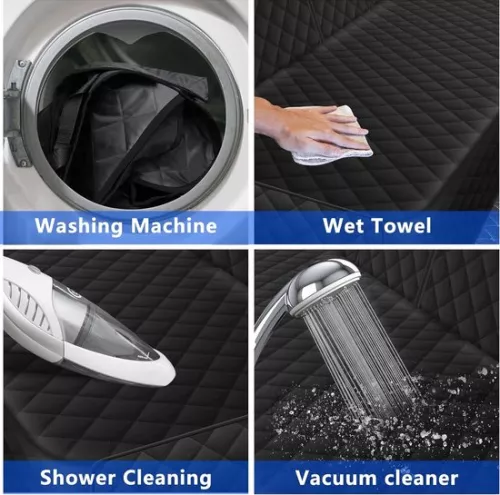 merkloos Achterbankhoes, waterdicht en krasbestendig Antislip hangmat Bescherming van de achterbank tegen vuil en vacht voor auto's en SUV's (6096130260289)